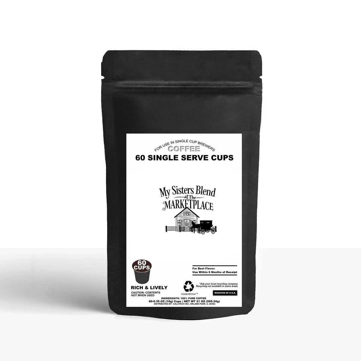 60 Pack Single Serve Coffee Capsules