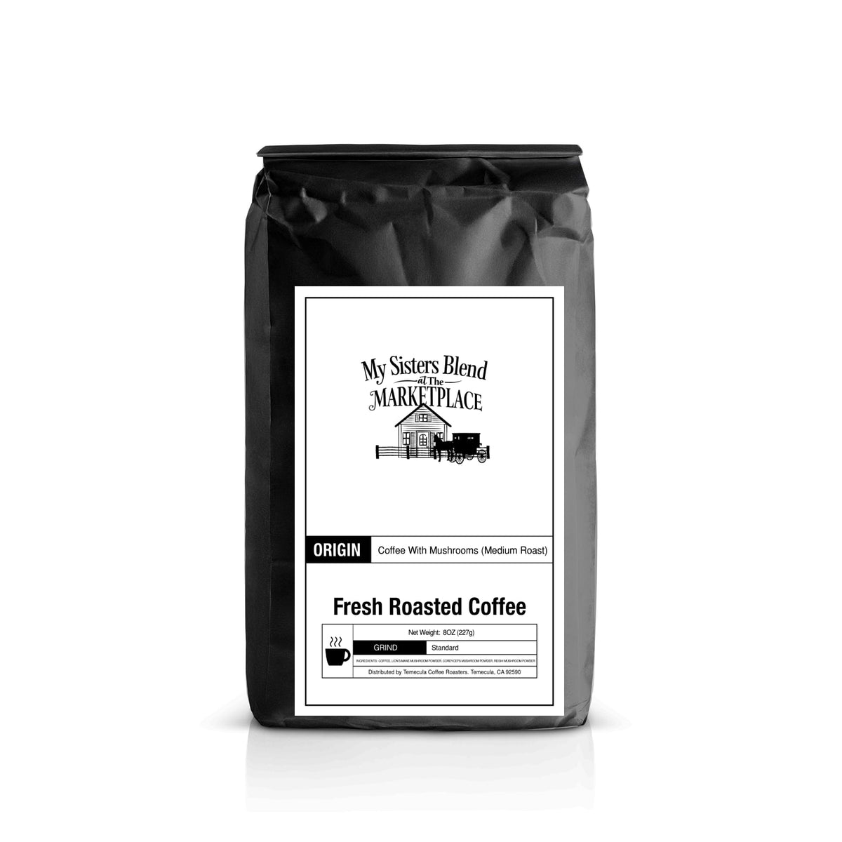 Coffee with Mushrooms Medium Roast